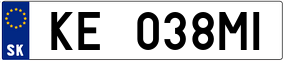 Truck License Plate
